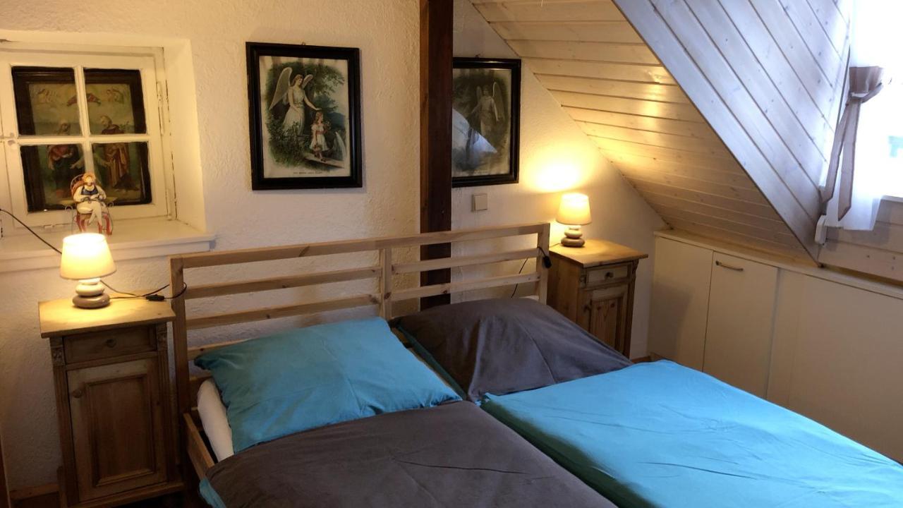 Historisches Ferienhaus Veste Dilsberg Neckargemünd Buitenkant foto