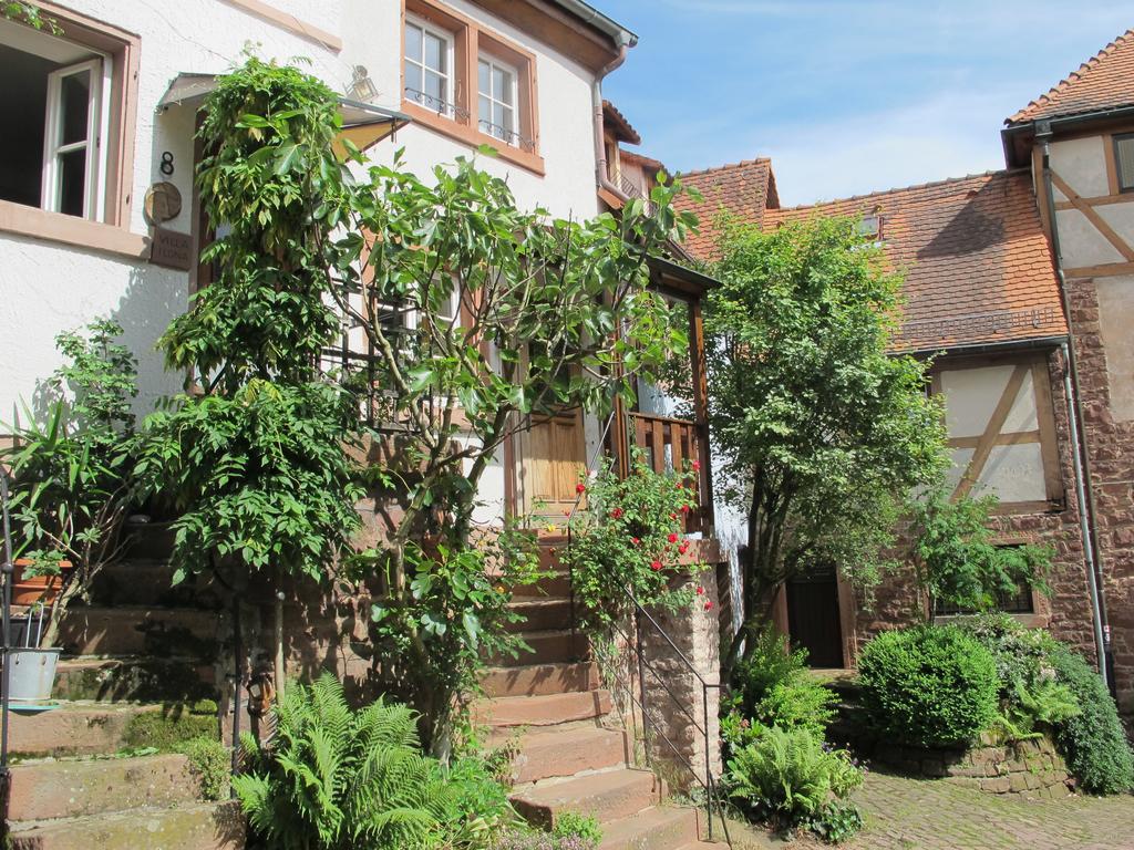 Historisches Ferienhaus Veste Dilsberg Neckargemünd Buitenkant foto