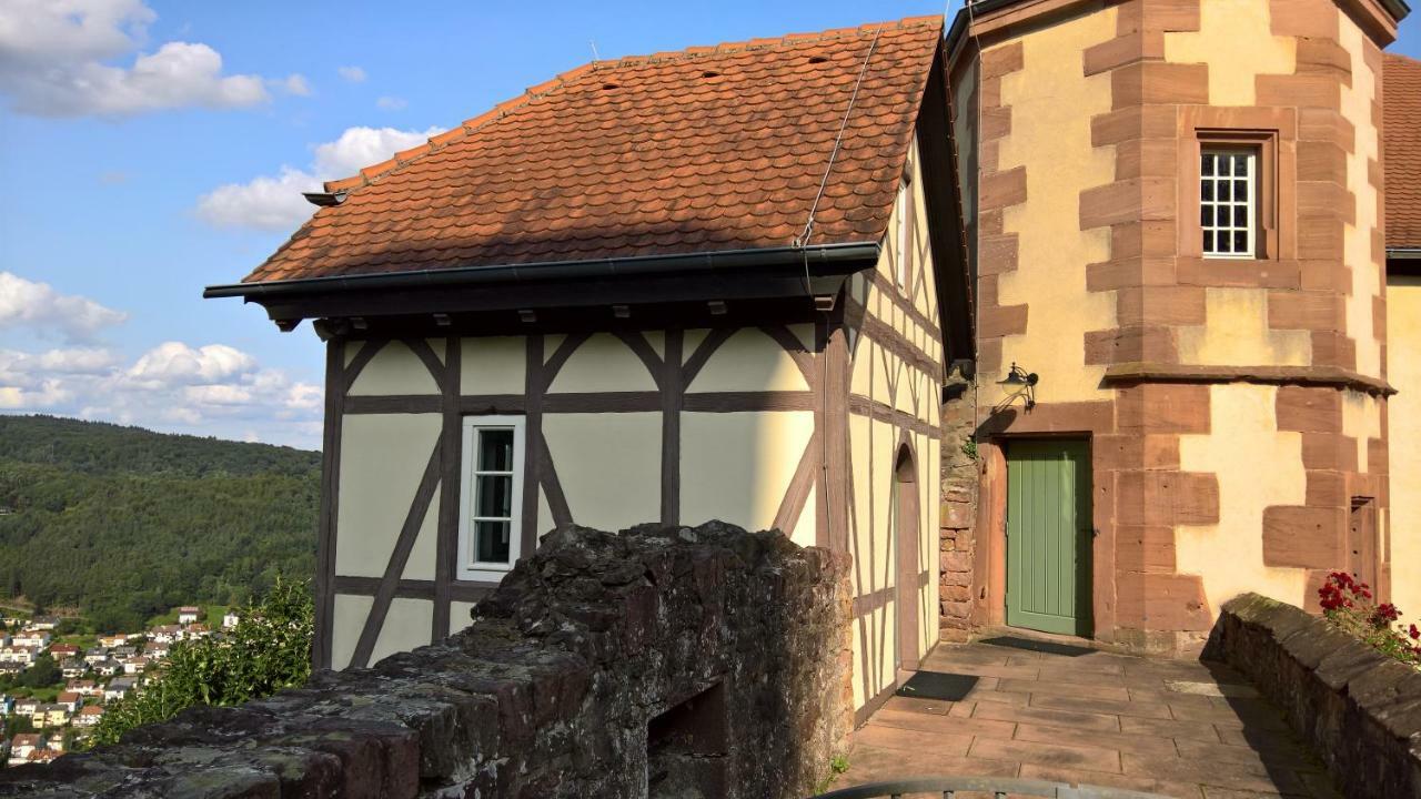 Historisches Ferienhaus Veste Dilsberg Neckargemünd Buitenkant foto
